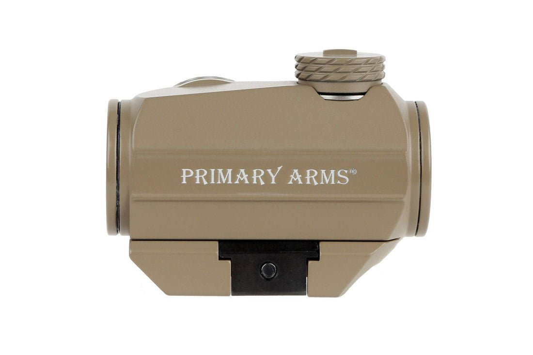 Primary Arms SLx Advanced Rotary Knob Microdot Red Dot Sight - FDE