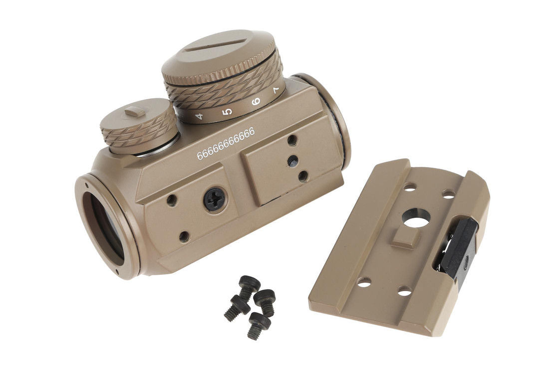 Primary Arms SLx Advanced Rotary Knob Microdot Red Dot Sight - FDE