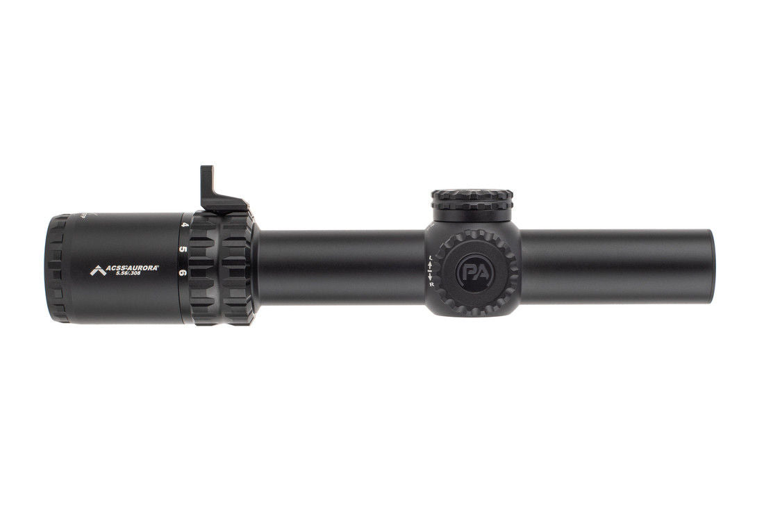 Primary Arms SLx 1-6x24 SFP Rifle Scope Gen IV - Illuminated ACSS Aurora 5.56/.308 Meter Reticle