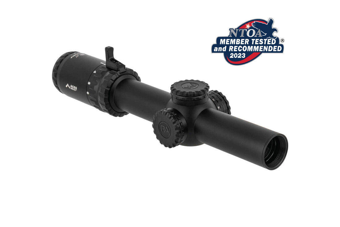 Primary Arms SLx 1-6x24mm SFP Rifle Scope Gen IV - Illuminated ACSS Nova Fiber Wire Reticle - Red Dot Bright