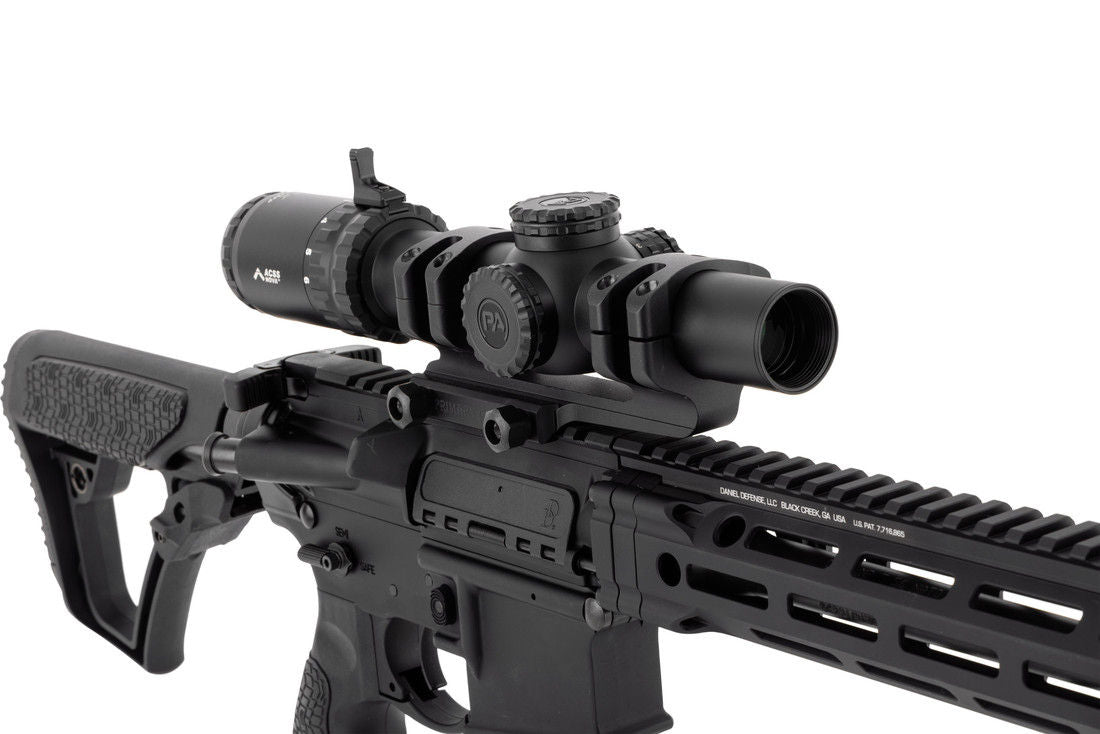 Primary Arms SLx 1-6x24mm SFP Rifle Scope Gen IV - Illuminated ACSS Nova Fiber Wire Reticle - Red Dot Bright