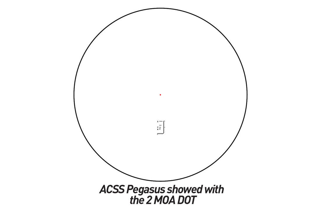 Primary Arms SLx 3X Micro Magnifier w/ ACSS Pegasus Ranging Reticle