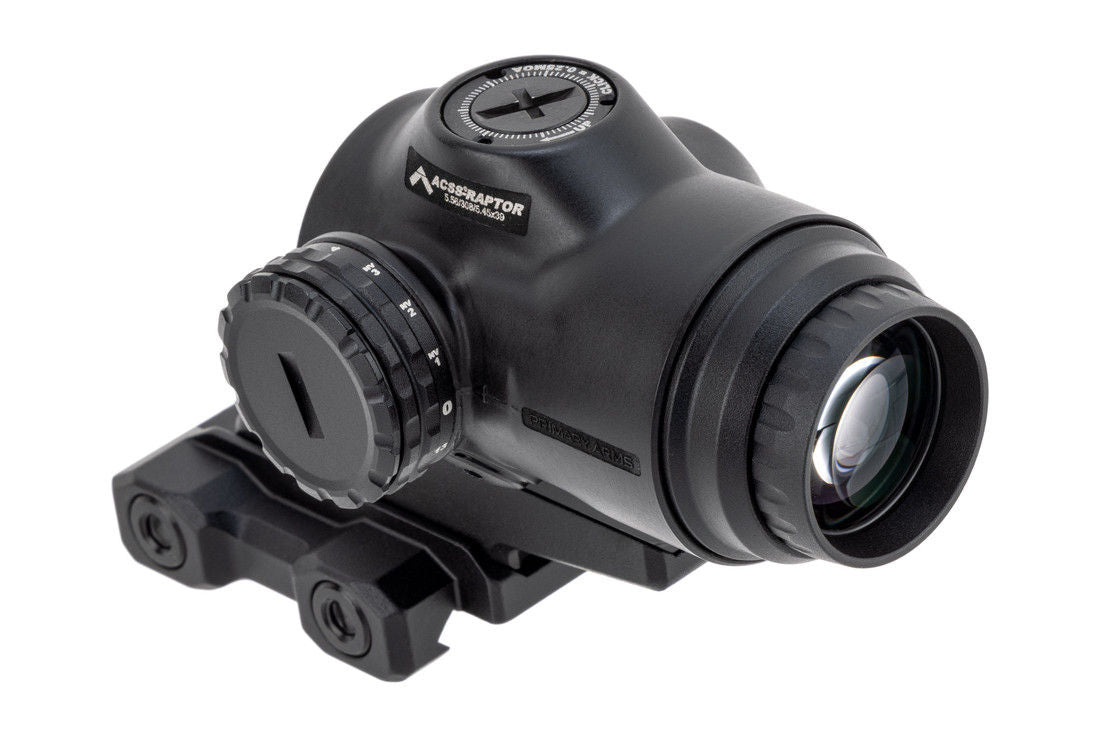 Primary Arms SLx 3X MicroPrism - Red Illuminated ACSS Raptor Reticle - 5.56 / .308 - Meter