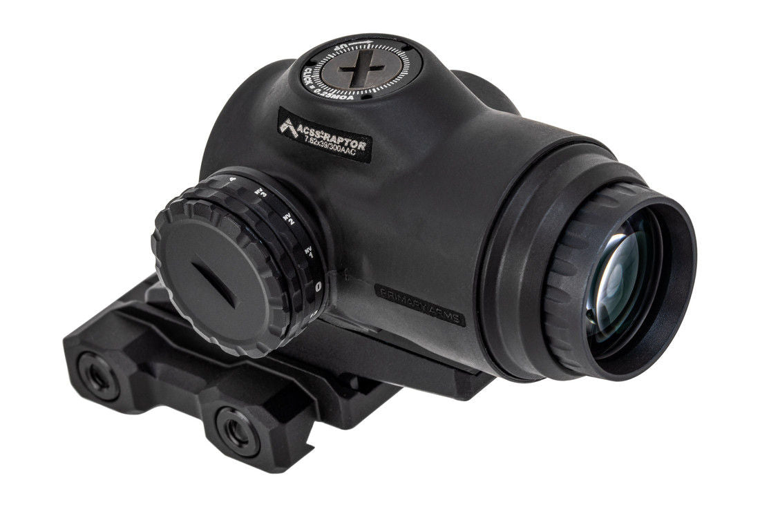 Primary Arms SLx 3X MicroPrism Scope - Red Illuminated ACSS Raptor Reticle - 7.62x39 / .300 BLK - Yard